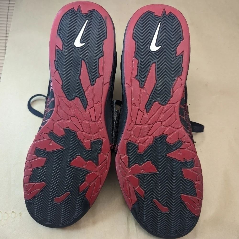 Nike Zoom Flight Dunk Hoop Basketball Men's Shoes. 324917-061 Size 15 Rare Red B